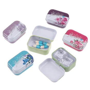 

New Jewelry Candy Pill Box Mini Tin Box Sealed Jar Packing Boxes Small Storage Boxes Cans Coin Headphones Gift Box