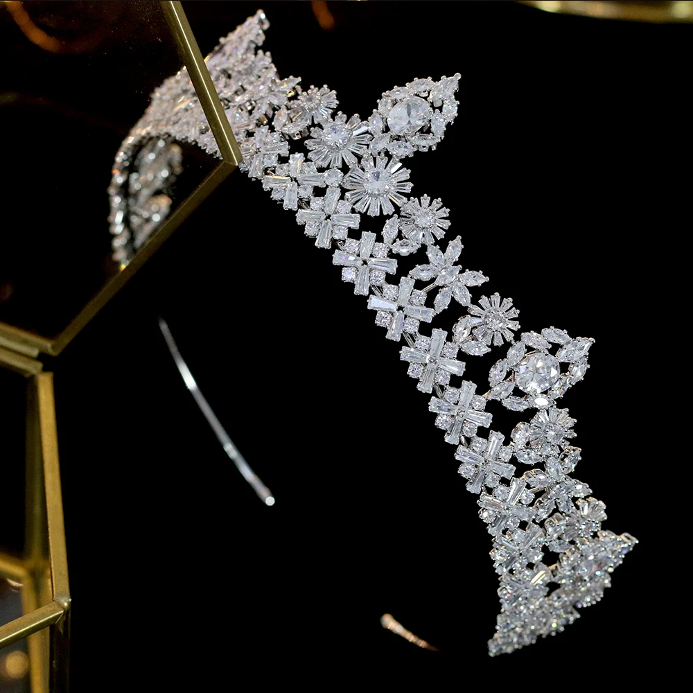 High-end bridal hair accessories simple headband wedding hair accessories girlfriend gifts birthday crown