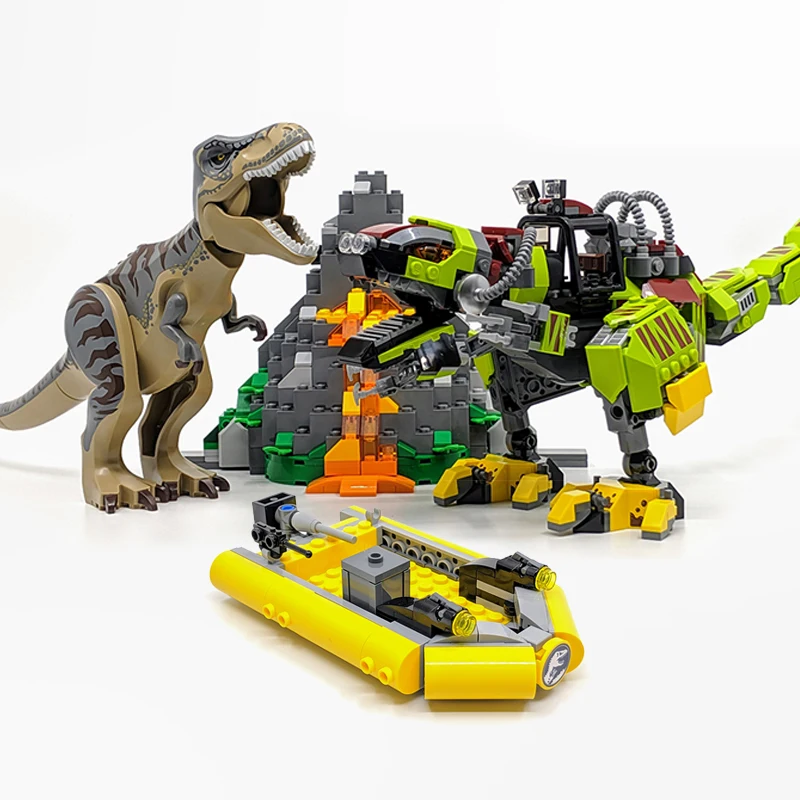 Новый мир Юрского периода фильм динозавр тиранозавр т. Рекс vs Dino Mech боевой