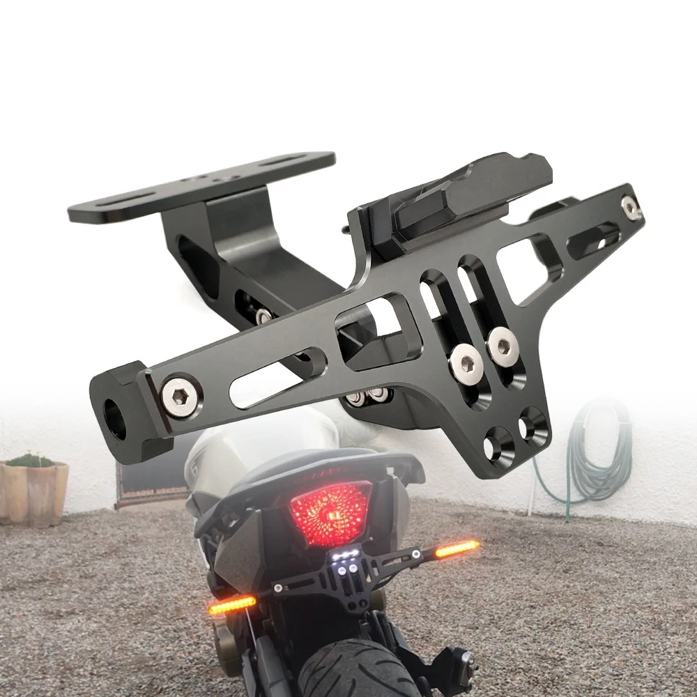 Держатель заднего номерного знака для мотоцикла с ЧПУ и сигнальная лампа Honda Для