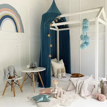 

Cotton Baby Canopy Mosquito Net Anti Mosquito Princess Bed Canopy Girls Bed Canopy Pest Control Reject Net CE Certification