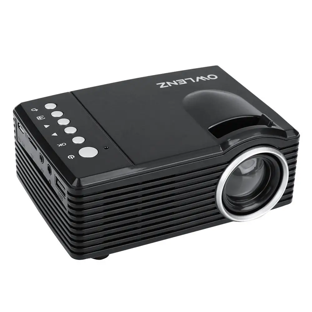 Цвет2 SD30 miniature children projector with 60 inch soft cloth projection screen+ waterproof bag For Home Theater Movie Beamer - Цвет: Цвет2