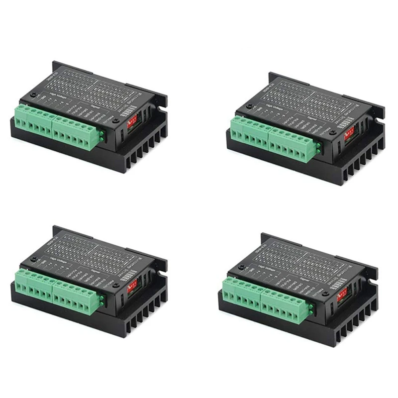 4 Pack TB6600 4A 9-42V Stepper Motor Driver CNC Controller Nema Tb6600 Single Axes Two Phase Hybrid Steppe | Инструменты