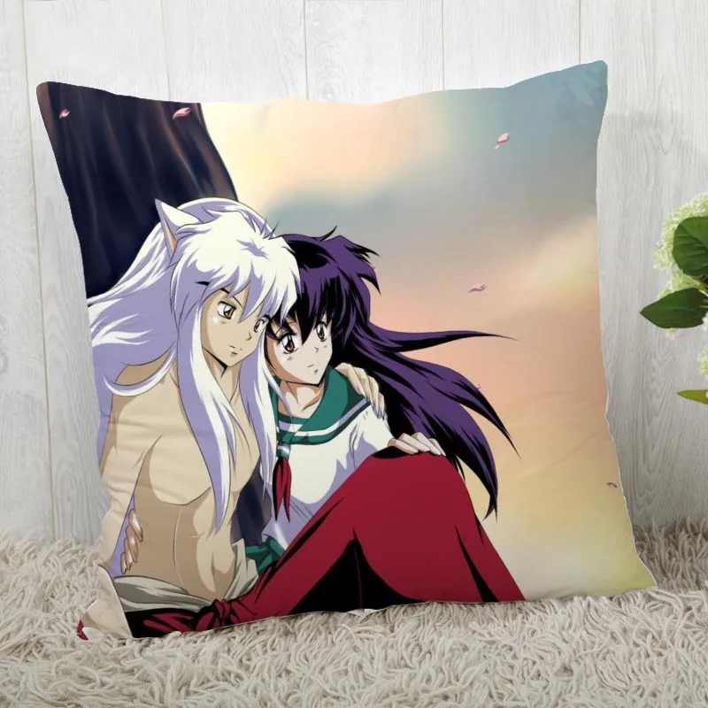 Наволочка с принтом InuYasha на заказ, наволочка для дома, декоративная наволочка, индивидуальный подарок 45x45 см A19.11.8 - Цвет: 6