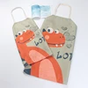 Cartoon Dinosaur Family Matching Outfit Adjustable Kitchen Apron Waterproof Cook Stuff Mommy Daughter Clothes 1