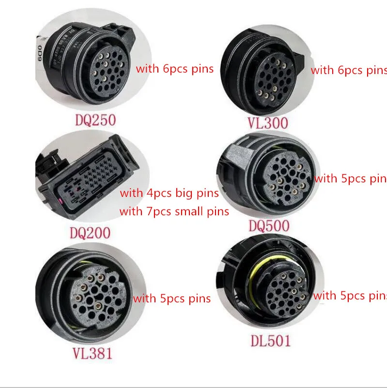 For VAG VW Audi Gearbox Adapter Connector Plug With Terminal For DQ250