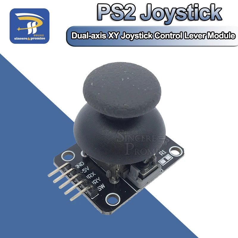Качественный двухосевой модуль джойстика XY PS2 джойстик рычаг управления сенсор