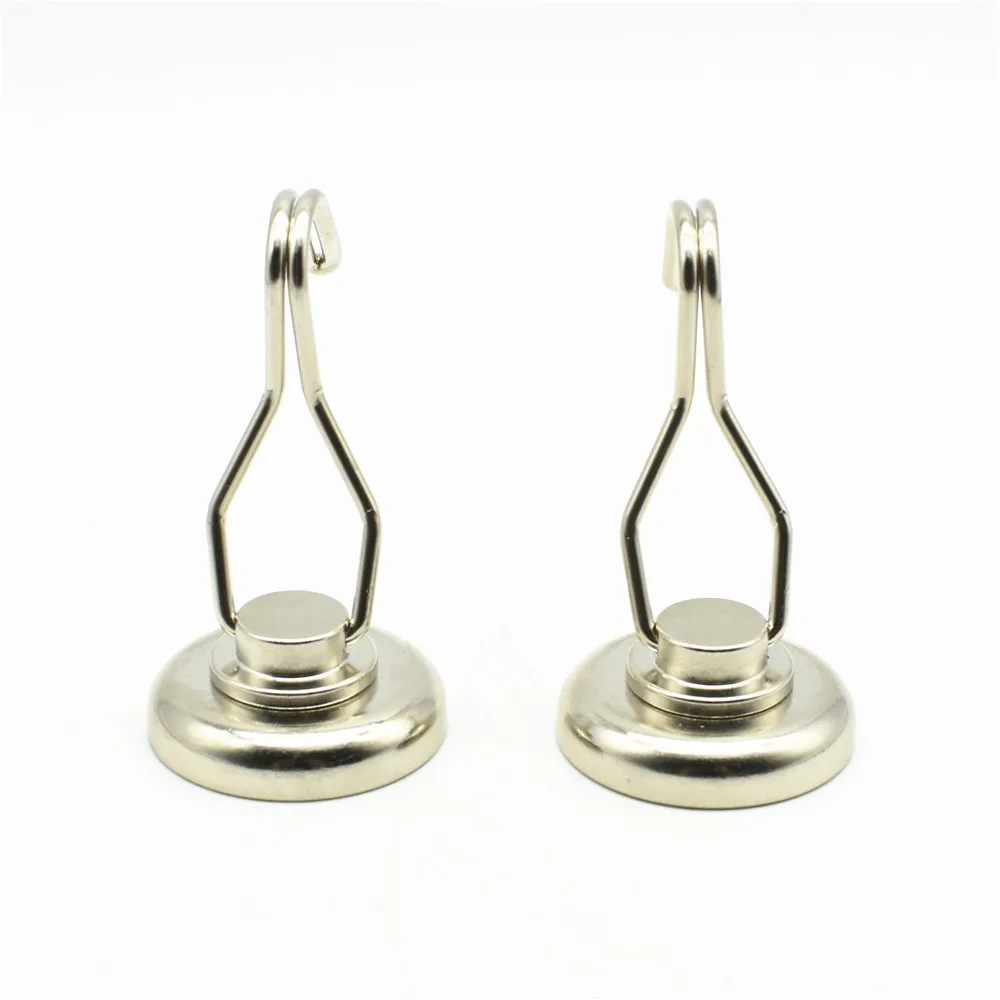 

Kitchen Magnetic Hook Dia. 25 32 36 42mm Magnet Pot with 360 Degree Hook Strong Lifting Magnet Drop Shipping 1/2/4 pcs