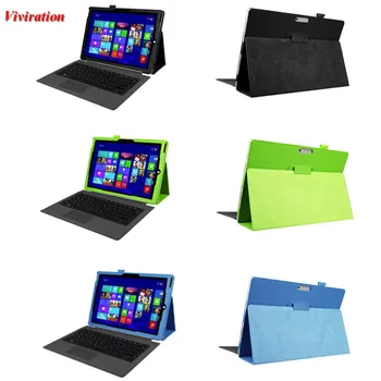 

Notebook 12.3 Inch PU Leather Cover For Microsoft Surface Pro 4 Protective Case Agile Flip Stand Cover Silicone Keyboard Cover