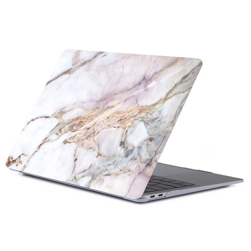 Твердый чехол с мраморным узором для нового Macbook Air Pro 13 1" дюймов A1932 A1989 A1466 Жесткий Чехол для ноутбука - Цвет: DDC-018