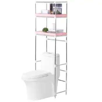 

3 Tier Bathroom Organizer Storage Shelf Rack for Bathroom Over Toilet Washing Machine Organizer Floor Stand