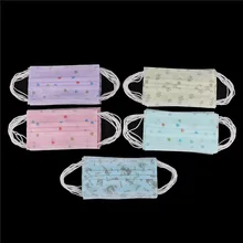 10 шт./компл. красочные одноразовые медицинские пыль хирургические уход за кожей лица респираторные маски для лица, рта Защита лица