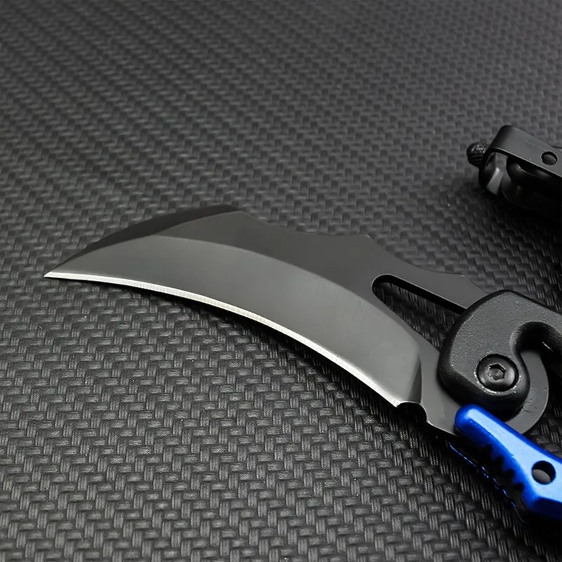 HS инструменты karambit складной карманный нож из нержавеющей стали Портативный счетчик удара механический коготь нож Тактический спасательный нож