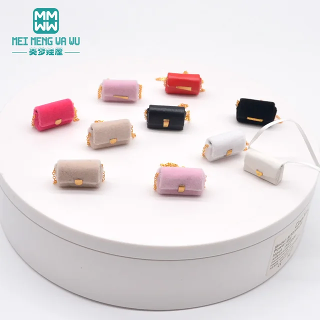 28-30cm Blyth Azone OB23 OB24 doll accessories Fashion backpacks, Shoulder bag Black, red, rose red, pink, white 1