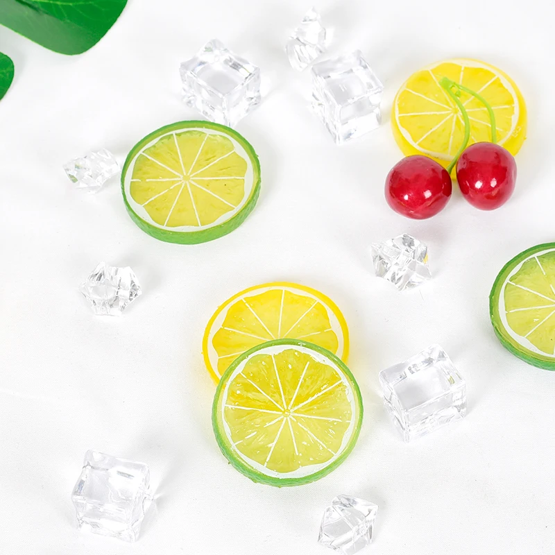 Photography Props Simulation Lemon Slices Fake Fruit kits for Still life Shoot Items Photo Background Ornament Prop photography auxiliary props