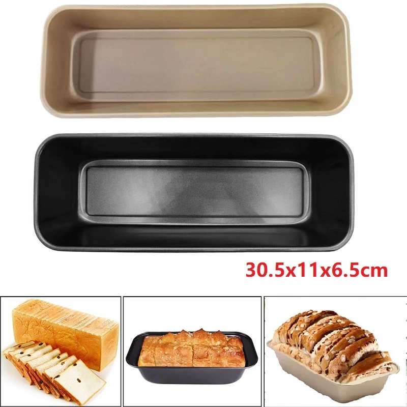 Carbon Steel Loaf Pan Bread 30.5x11x6.5cm Toast Baking Stain-resistant