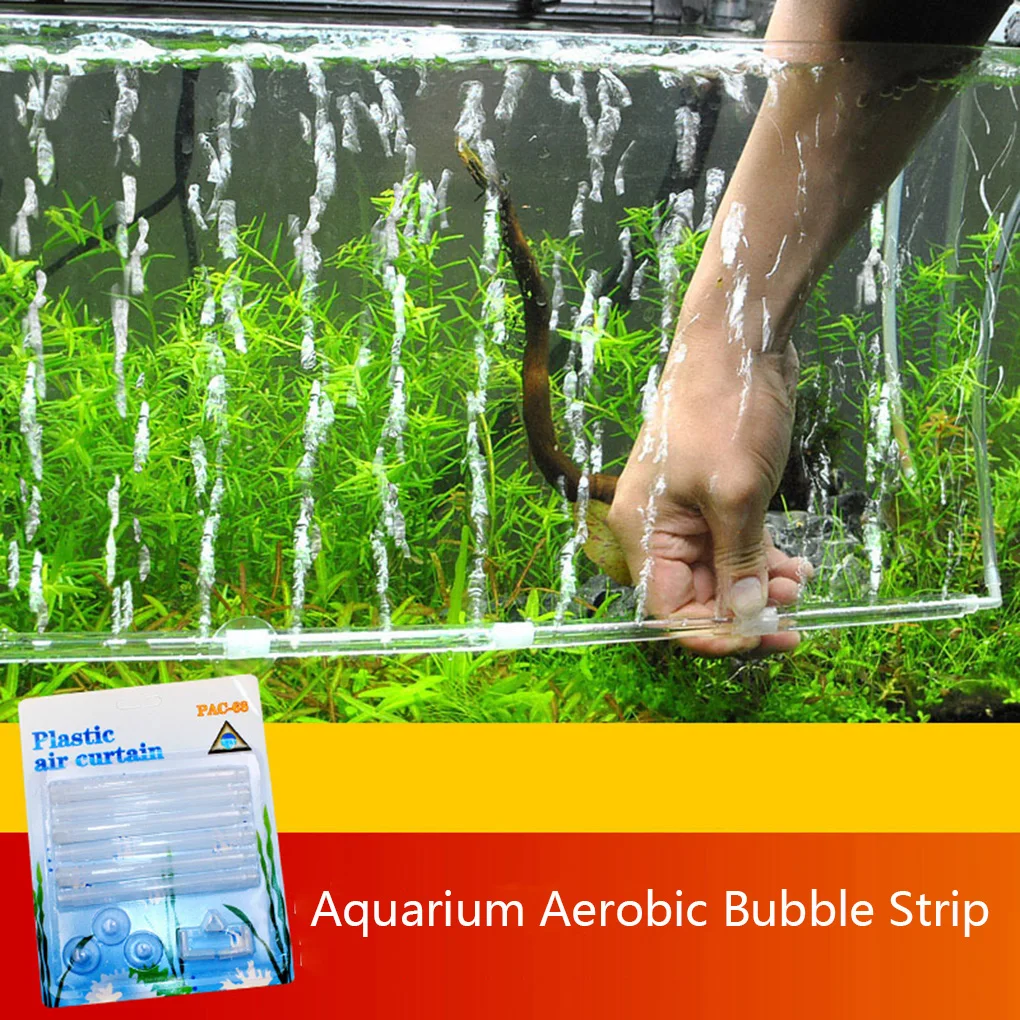 

Plastic Aquarium Fish Tank Curtain Air Vent Bubble Bar Release Diffuser Set New Aquarium Fish Tank Accessories akvaryum dekor