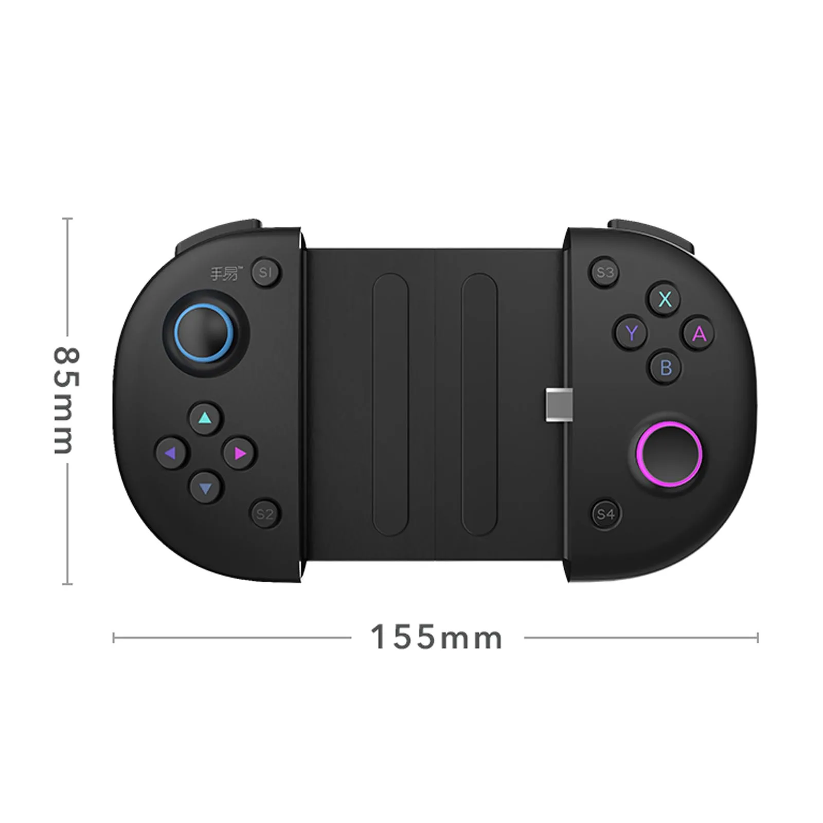 N1 mobil oyun denetleyicisi Android telefonlar için tip-c portu ile bulut oyun hazır tip C geçidi şarj tıklanabilir Gamepad