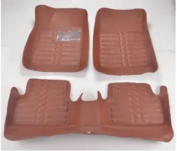 Пользовательские автомобильные коврики подходят для TOYOTA Camry 2006- Водонепроницаемый подходит 5 мест - Название цвета: beige