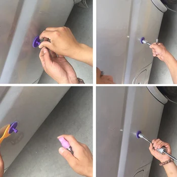 

24pcs/bag Paintless Dent Removal Tool Suction Sucker Gasket Car Dent Repair Tool Car Dent Puller Suction Cups