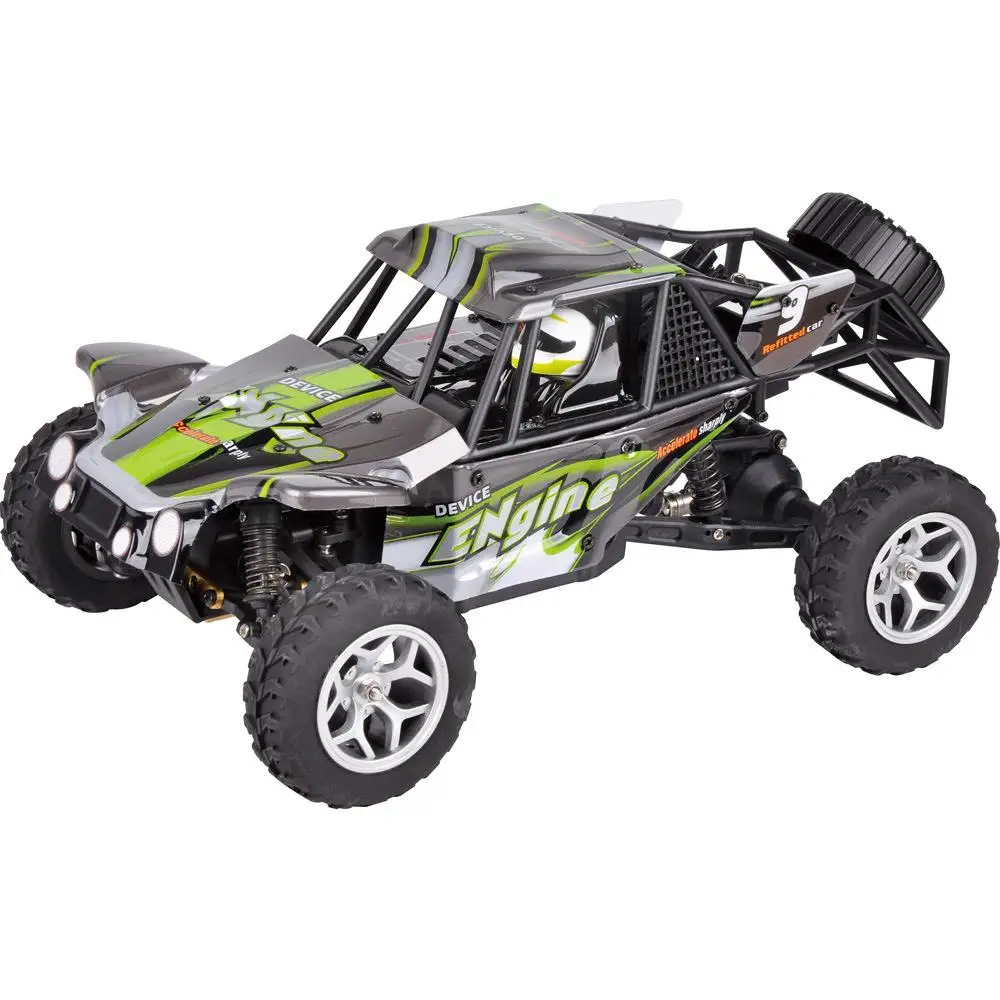 Крутой 1:18 четырехколесный привод RC Внедорожник для пустыни трюк игрушка с пультом дистанционного управления для детей - Цвет: green
