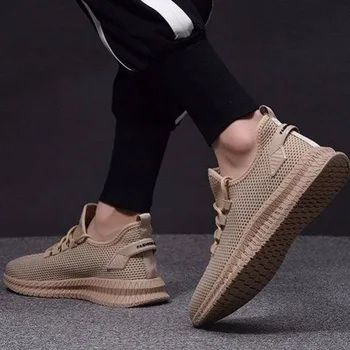 

Adisputent Men Fashion 4D Air Mesh Breathable Running Shoes Casual Sneaker Vulcanized shoes For sports