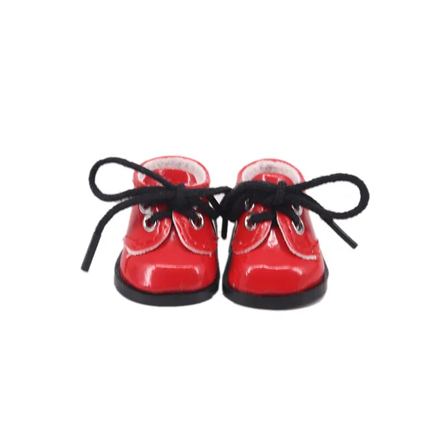 Shoes For Doll 5CM Mini Canvas Shoe Fit 14.5 Inch Nancy,Paola &BJD EXO Russian Doll DIY Handmade For Baby Birthday Festival Gift n1169