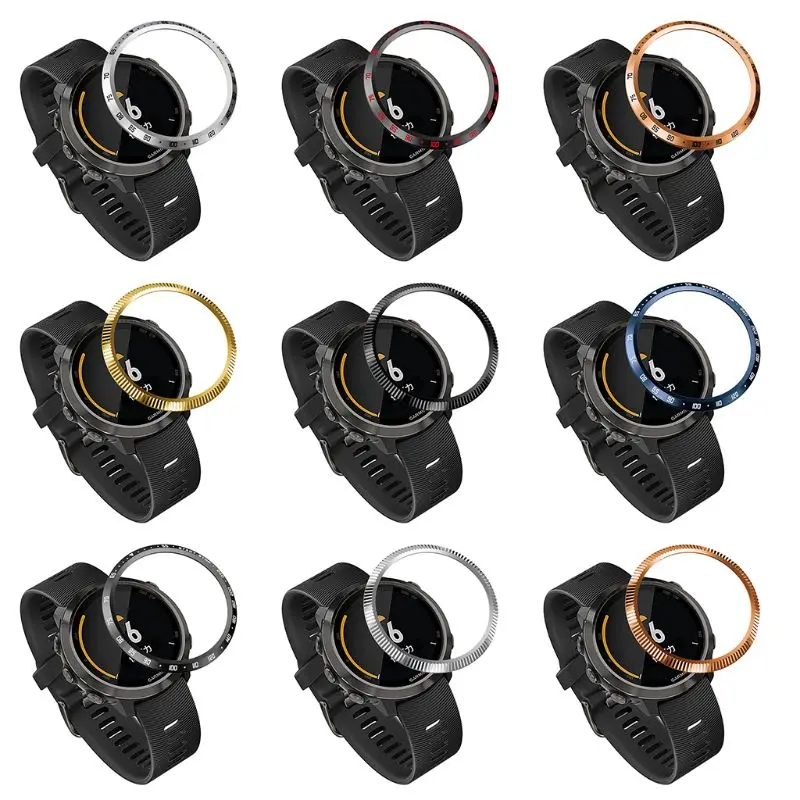

Replaced Metal Bezel Ring Cover Dial Scale Speed Protective Case Protector for Gar-min Forerunner 645 Smart Watch Accessories