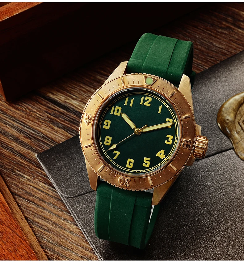 bronze dive watch
