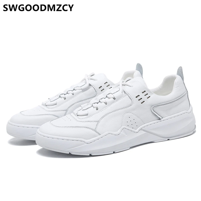 genuine leather sports shoes