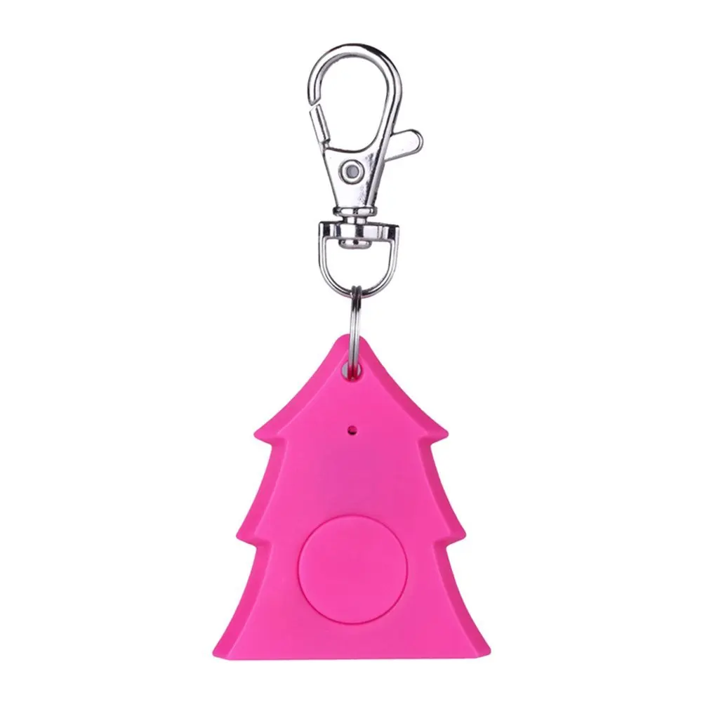 Мини Рождественская елка анти-потеря брелок GSM GPRS gps трекер локатор устройство смарт тег Bluetooth сигнализация брелок беспроводной искатель - Цвет: Розовый