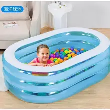 Большое количество ПВХ надувной овальный бассейн детский открытый Крытый детский бассейн океан