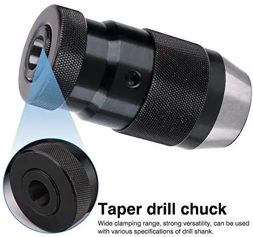 Self Tightening Drill Chuck Keyless Drilling Chuck Self Tighten Automatic Locking B10 B12 B16 B18 B22 CNC Machining Tools