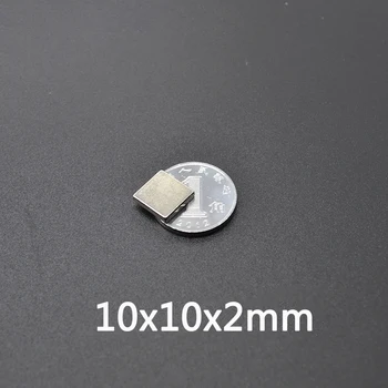

20/50/100/200/300 pcs 10x10x2 mm N35 Strong Square NdFeB Rare Earth Magnet 10*10*2 mm Neodymium Magnets 10mm x 10mm x 2mm