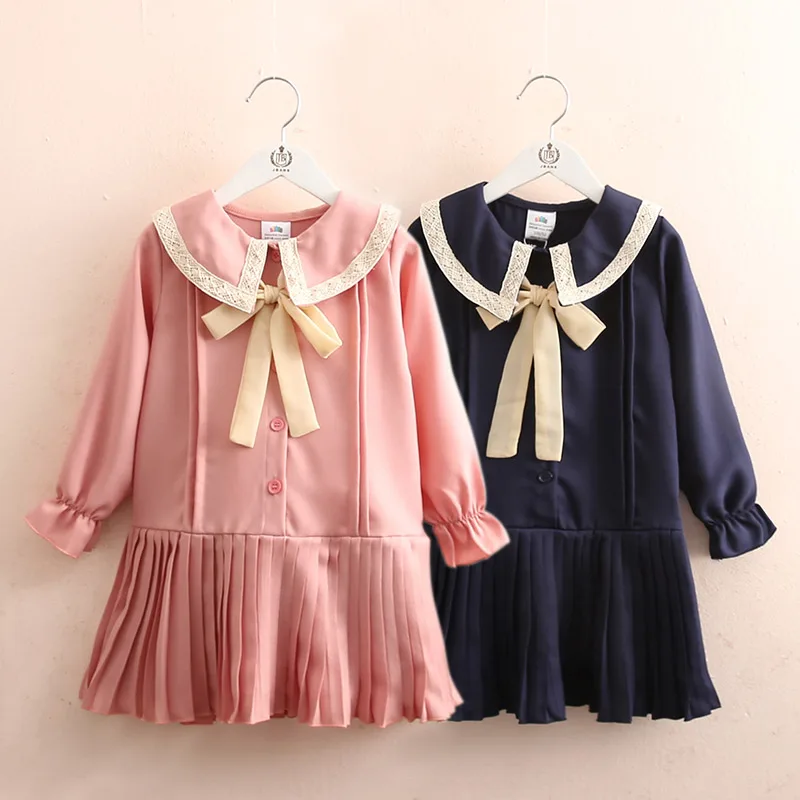 

3 4 5 6 7 8 Years Kids Dresses for Girls Spring New Arrival Fashion Long Sleeves Dress for Girls Toddler Baby Girl Clothing 2020