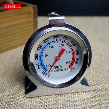 

AIWILL 1Pcs Baking Tools Stainless Steel Oven Thermometers Stove Food Meat Temperature Stand Up Dial Gauge Gage Kitchen Cooker