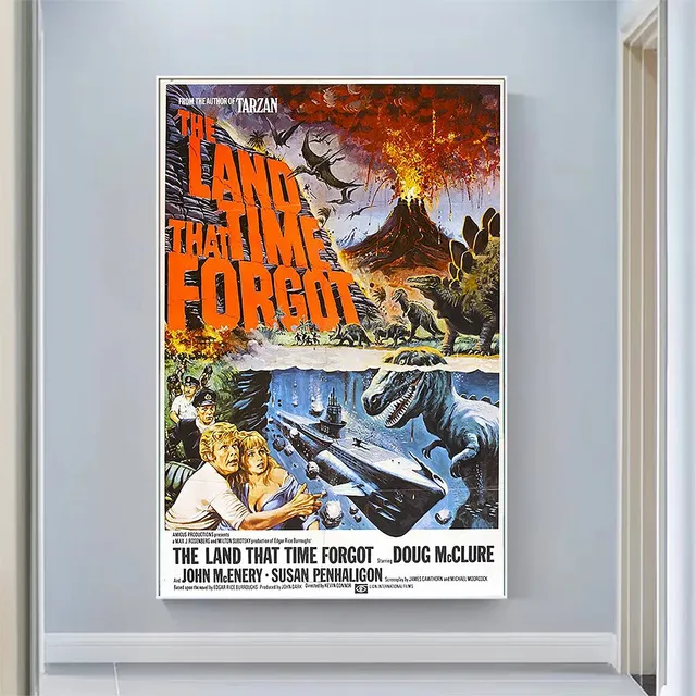 Cp1931 A Föld, Amikor Elfelejtette -2 Klasszikus Forró Film Nyomtatott Selyemszövet Plakát Beltéri Fal Art Dekoráció Ajándék