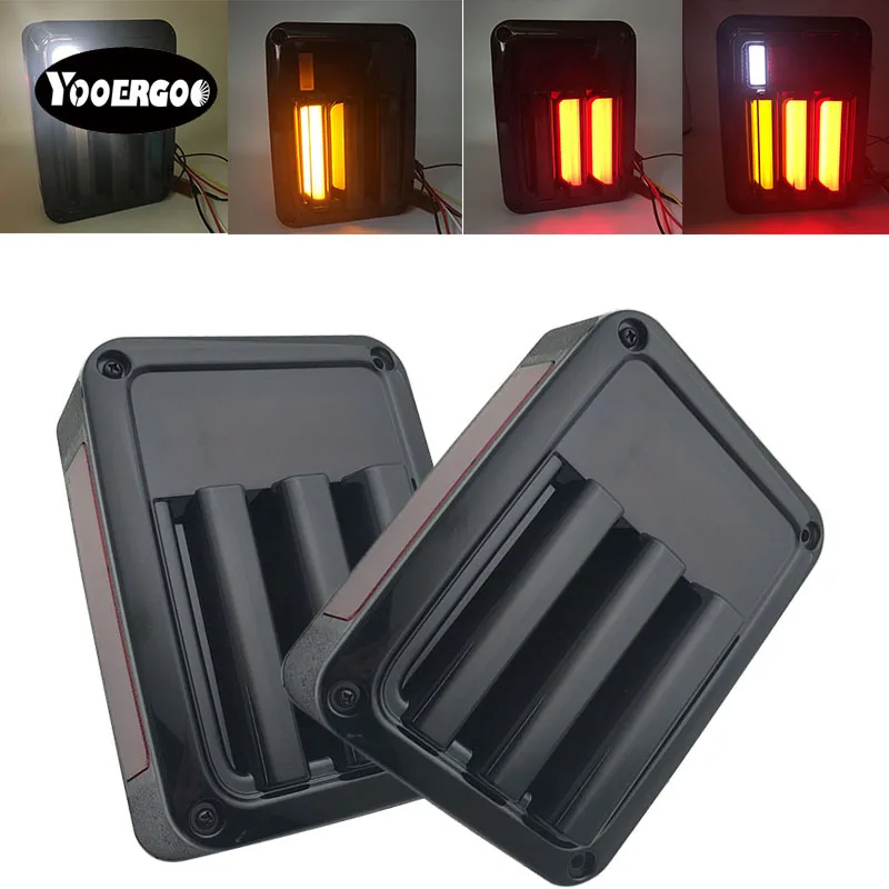 Per Jeep Wrangler Jk 2007-2017 Fanale Posteriore A Led Accessori Auto Luce Della Coda Di Montaggio Per Jeep Jk Fanale Posteriore A Led Lampadina Nuovo