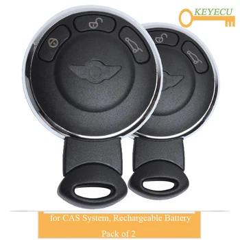 

KEYECU 2PCS KYDZ CAS System Remote Control Car Key for BMW Mini 2007-2014, Fob 3 Button - 7953 Chip - 315LP 315MHz 433MHz 868MHz