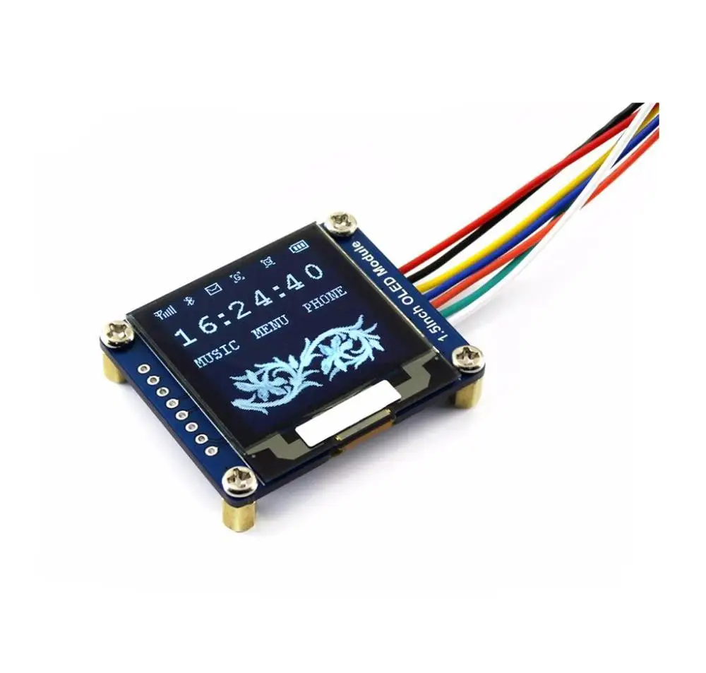 AiSpark 1,5 дюймов OLED Дисплей модуль SSD1327 128x128 16 бит серый уровень SPI/I2C интерфейс, с образцами(Raspberry Pi/АРР/STM32