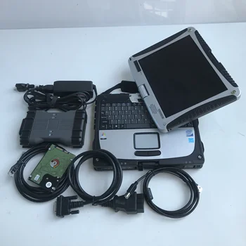 

MB Star C6 wifi DoIP SD Connect Compact 6 newest software install hdd Used laptop Cf19 i5 cpu touchscreen vehicle diagnosis