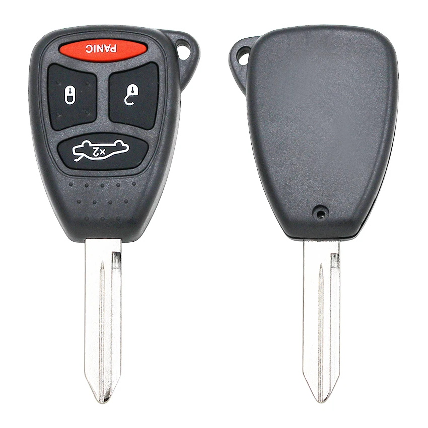 3/4 кнопка дистанционного ключа оболочки чехол для Chrysler 300C Sebring Wrangler для Dodge для Jeep Cruiser компас с резиновый кнопочный коврик
