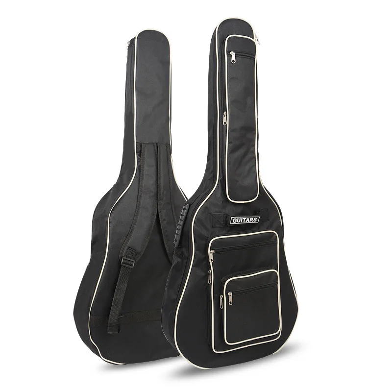 40/41 Inch Guitar Bag Fully Padded Waterproof Guitar Cover Case Soft Music Acoustic Classical Bag with Pock