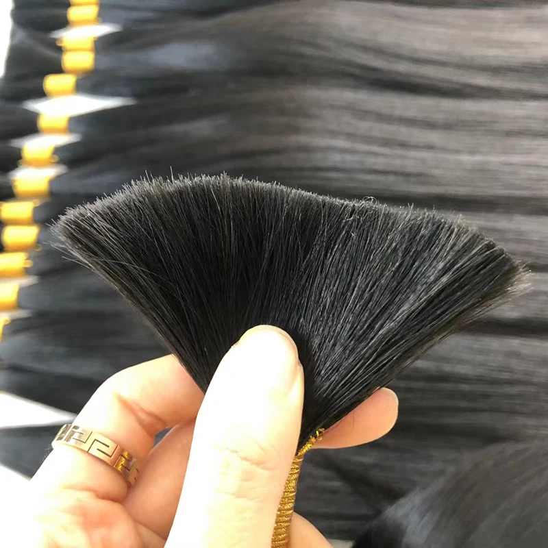 Raw Chinese Virgin Straight 100% Human Braiding Hair Bulk Machine Made #613 #4 #27 No Weft Remy Human Hair Bulk Natural