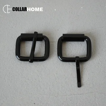 

200pcs heavy duty metal pin buckles adjuster roller belt buckle for 3/4 Inch 20mm handbag bag DIY dog collar accessories black