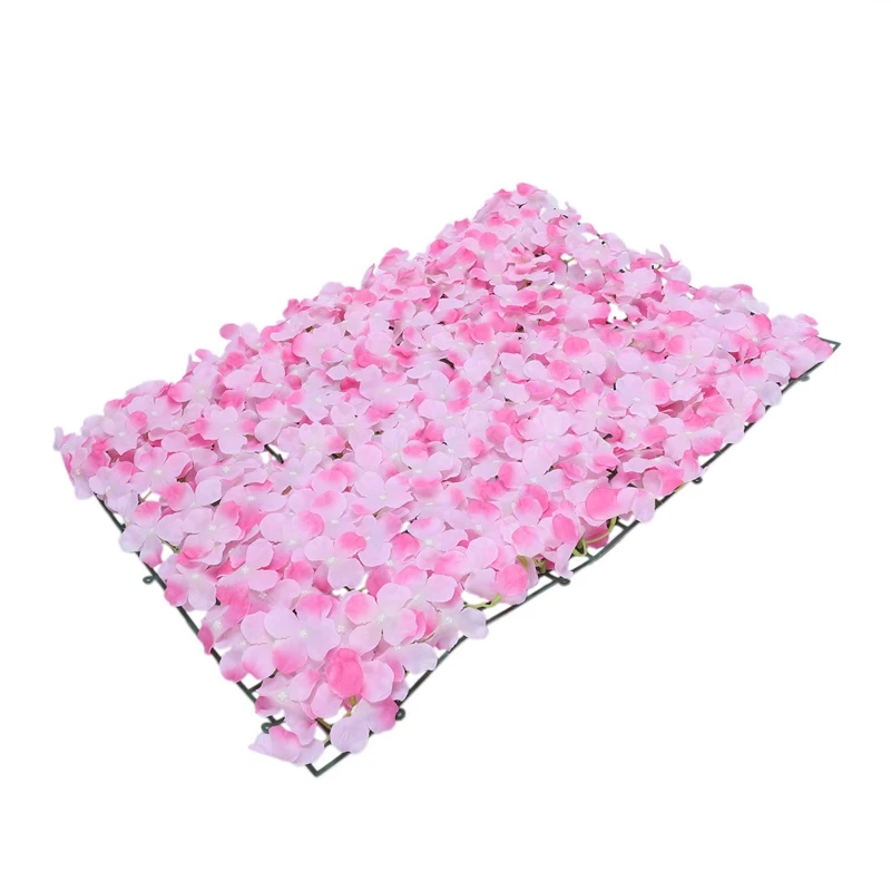 Promotion! 2Pcs Noble Carpet Type Hydrangea DIY Wedding Setting Wall Decoration Road Led Flower T Stage Decoration Photo Backgro