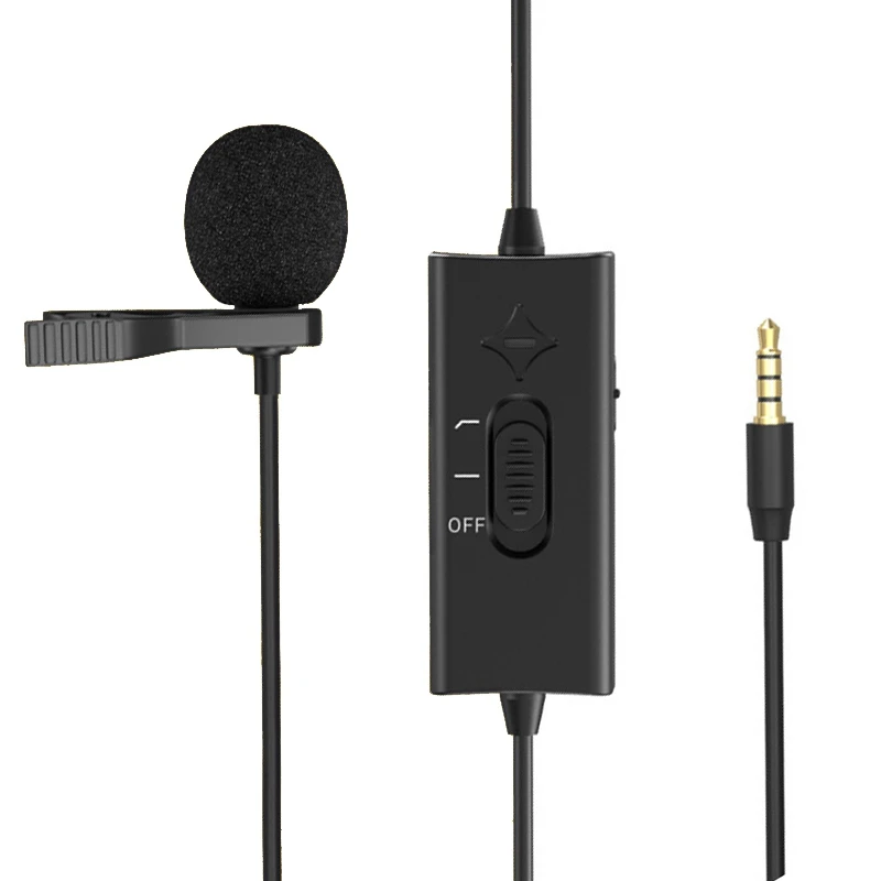 Lavalier Microphone 3.5Mm Audio Video Record Professional Noise Reduction For Phone/Camera/Interview/Vlog | Электроника