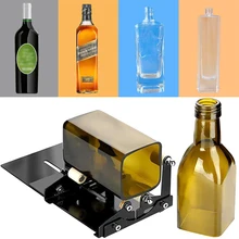 Резак для стеклянных бутылок для самостоятельной резки стекла металлическая подставка держатель для бутылок квадратная и круглая стеклянная скульптура для вина и пива