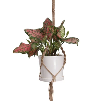 

Macrame Plant Hangers Hanging Basket 125cm Handmade Plant Holder Bohemian Decor Plant Vines Baskets