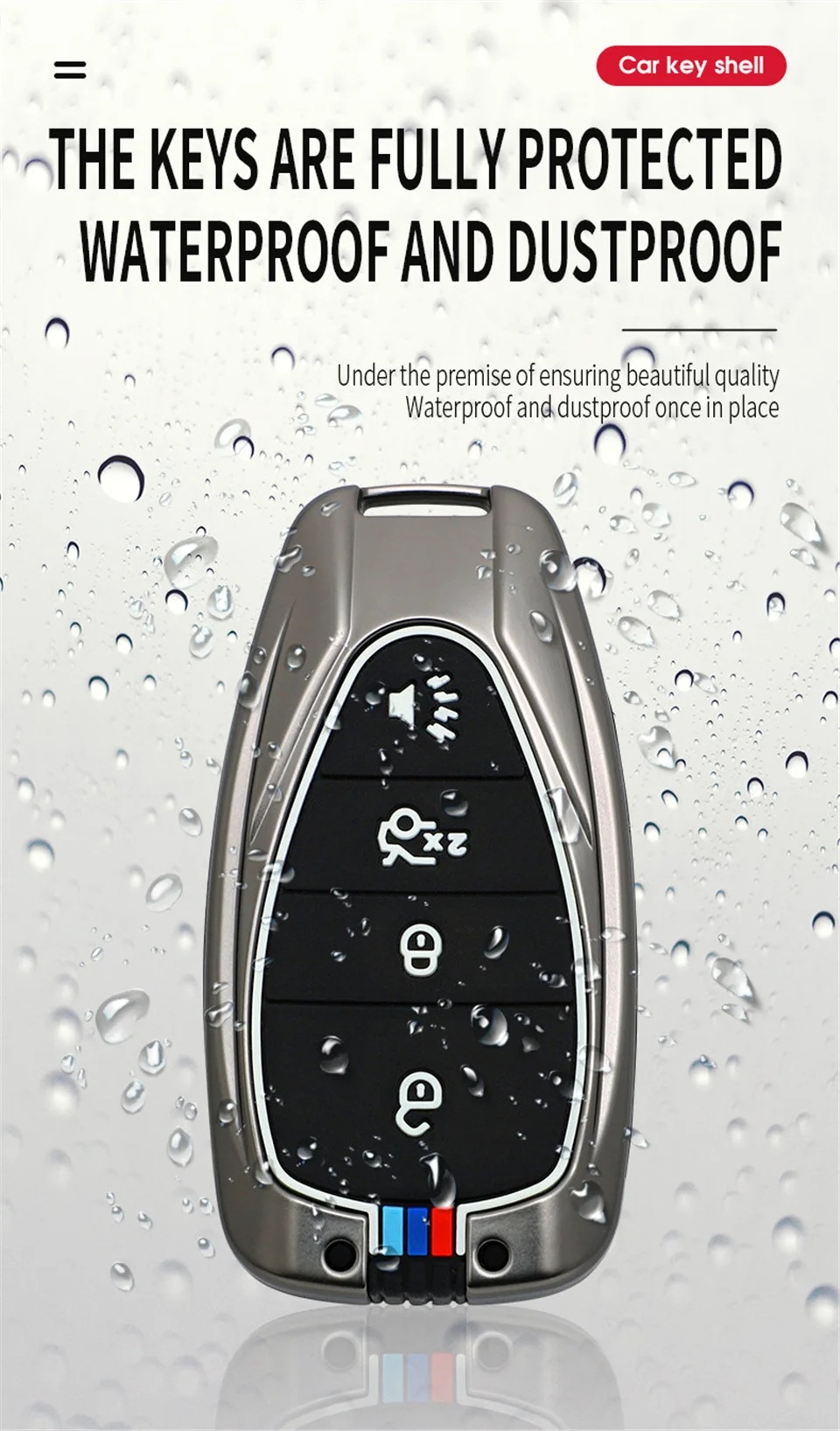 Cover per chiave/telecomando per Chevrolet Malibu Equinox Cruze Camaro 2016 2017 2018 2019 supporto Shell accessori Car-Styling - Hb9f48312faea4972978ca513c4ac5df4D